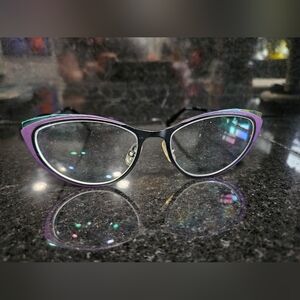 BCBGAzria DONATELLA  Black and Purple Eye Glasses